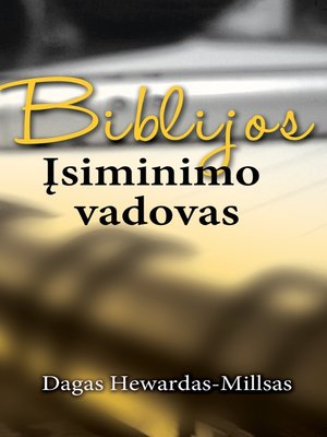 cover image of Biblijos įsiminimo vadovas